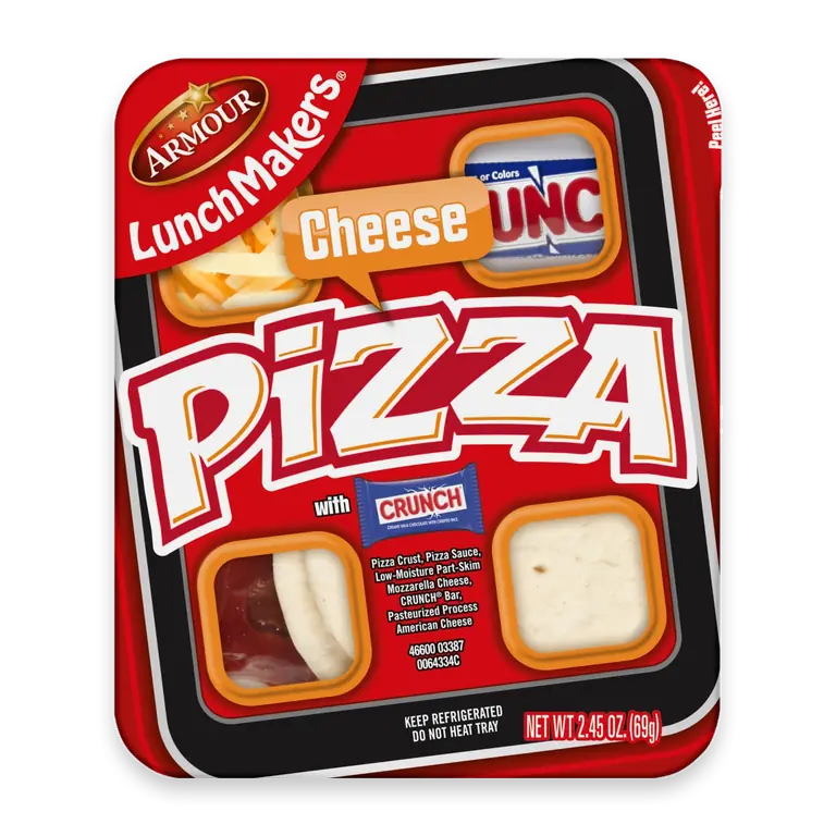 LunchMakers Cheese Pizza Meal Kit with Candy Bar