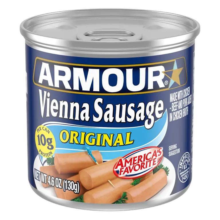 Star Vienna Sausage, Original Flavor, Canned Sausage