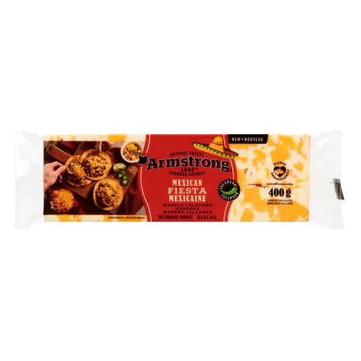 Mexican Fiesta Marble Cheese Cheddar Jalapeno 400 g
