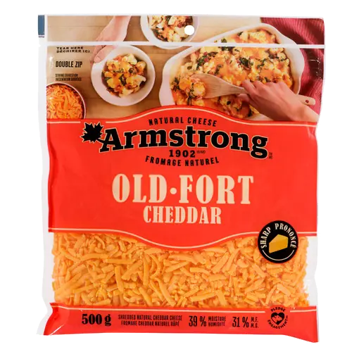 Cheese Shredded Yellow Old Cheddar 500 g