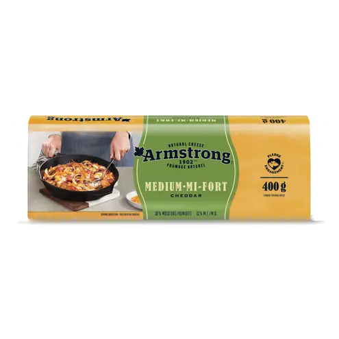 Cheese Yellow Medium Cheddar 400 g