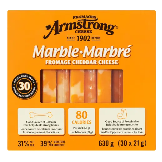 Marble Cheddar Cheese Sticks 630 g
