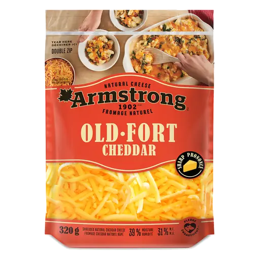 Shredded Cheese Old Cheddar 320 g