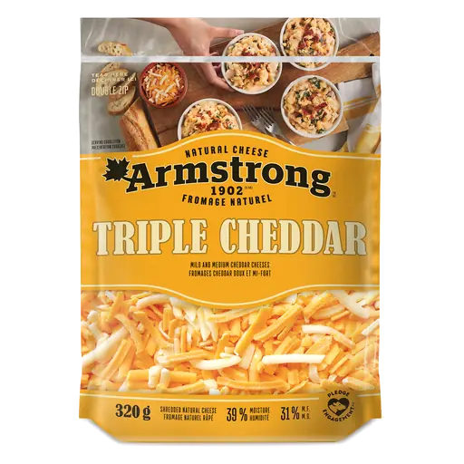 Shredded Cheese Triple Cheddar 320 g