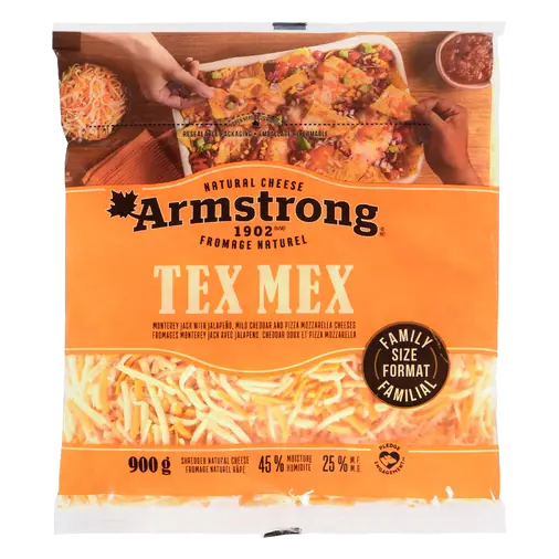 Tex Mex Blend Cheese Shreds 900 g