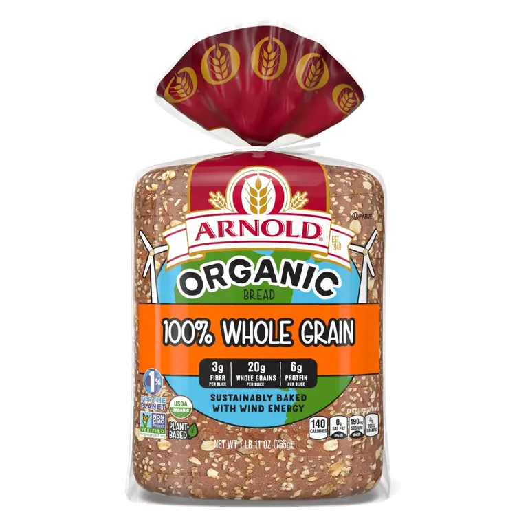 100% Whole Grain Bread, 100% Whole Grain
