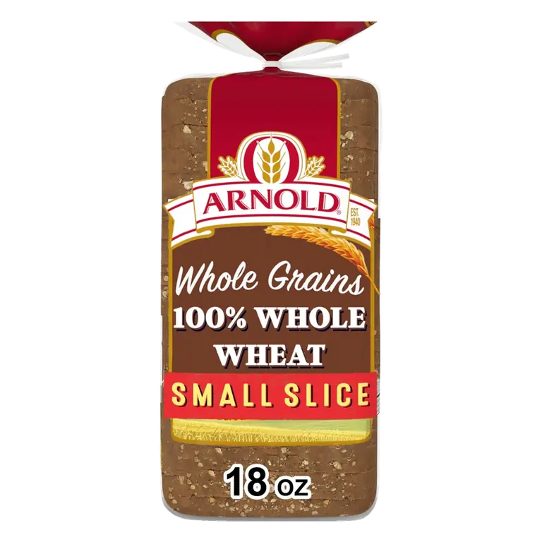 100% Whole Wheat Small Slice Bread, 100% Whole Wheat