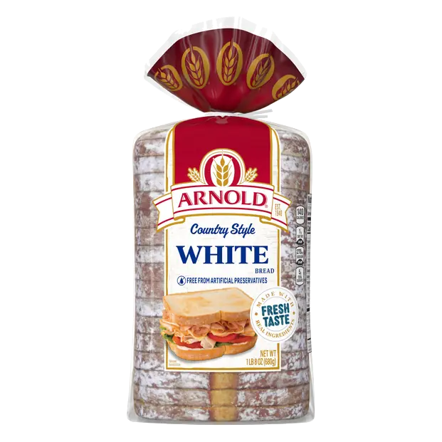 Country Style White Bread Sliced