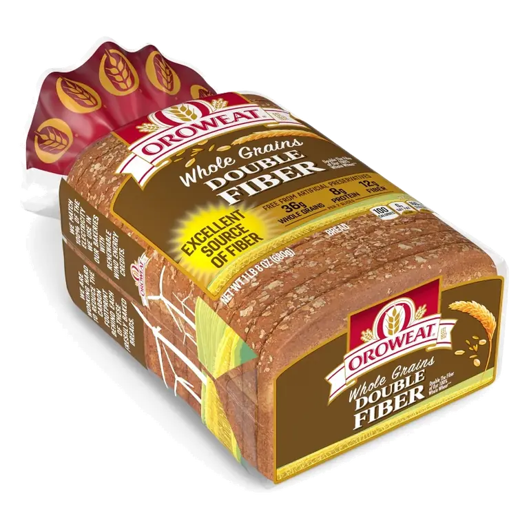 Oroweat Double Fiber Bread, 24oz: Excellent Source Of Fiber, No High Fructose Corn Syrup