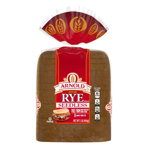 Seedless Jewish Rye Bread Sliced