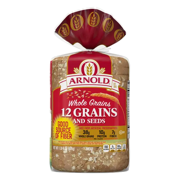 Whole Grains 12 Grains & Seeds Bread Sliced