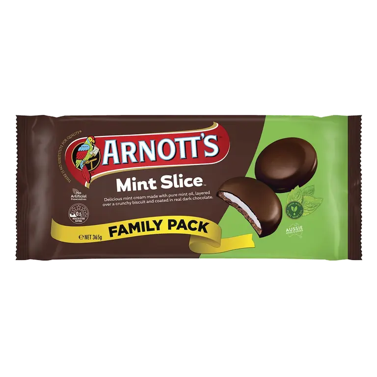 Biscuits Mint Slice Family Pack