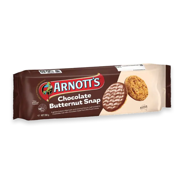 Chocolate Butternut Snap Biscuits