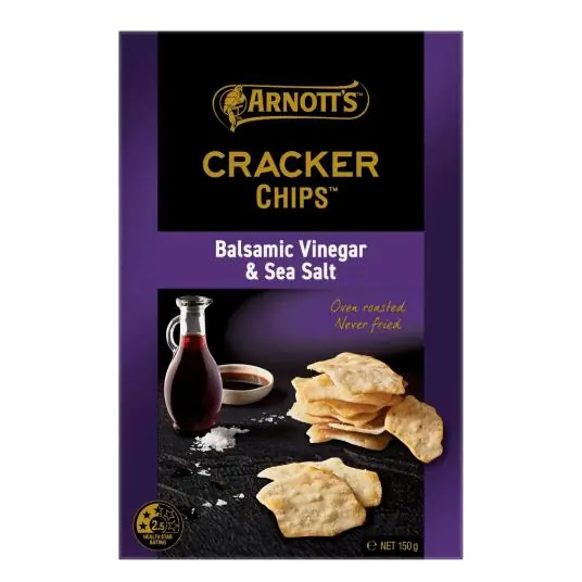 Cracker Chips Balsamic Vinegar & Sea Salt