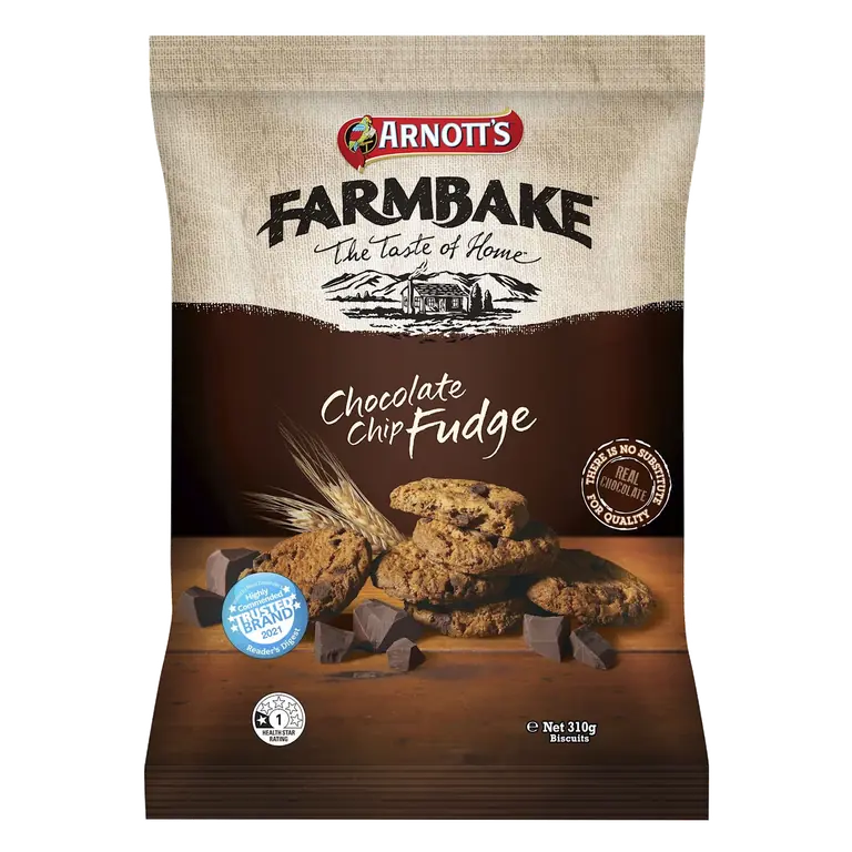Farmbake Cookies Chocolate Chip Fudge