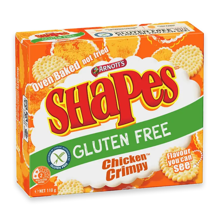 Gluten Free Shapes Chicken Crimpy Gluten Free