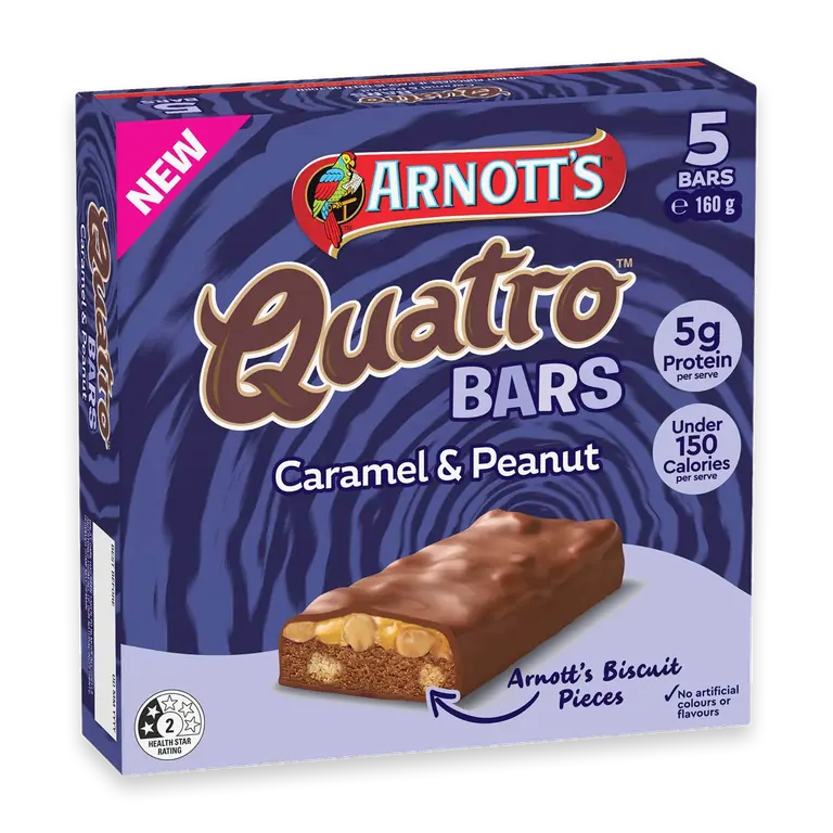 Quatro Bars Caramel & Peanut