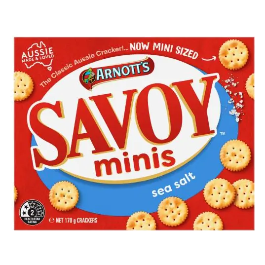 Savoy Minis Crackers Sea Salt