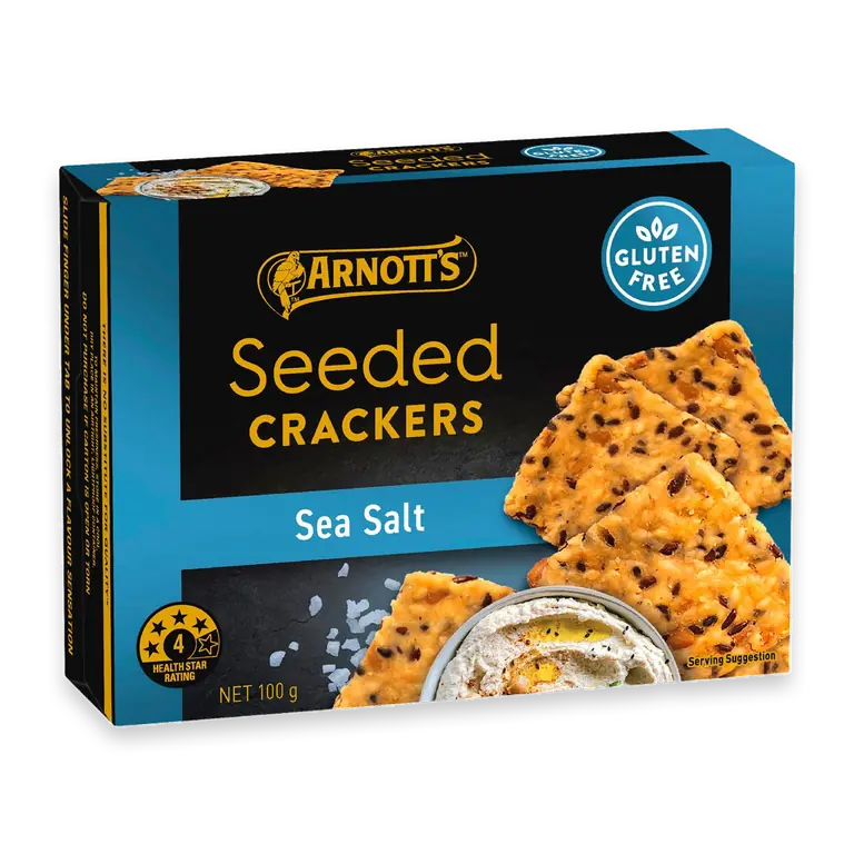 Seeded Crackers Sea Salt