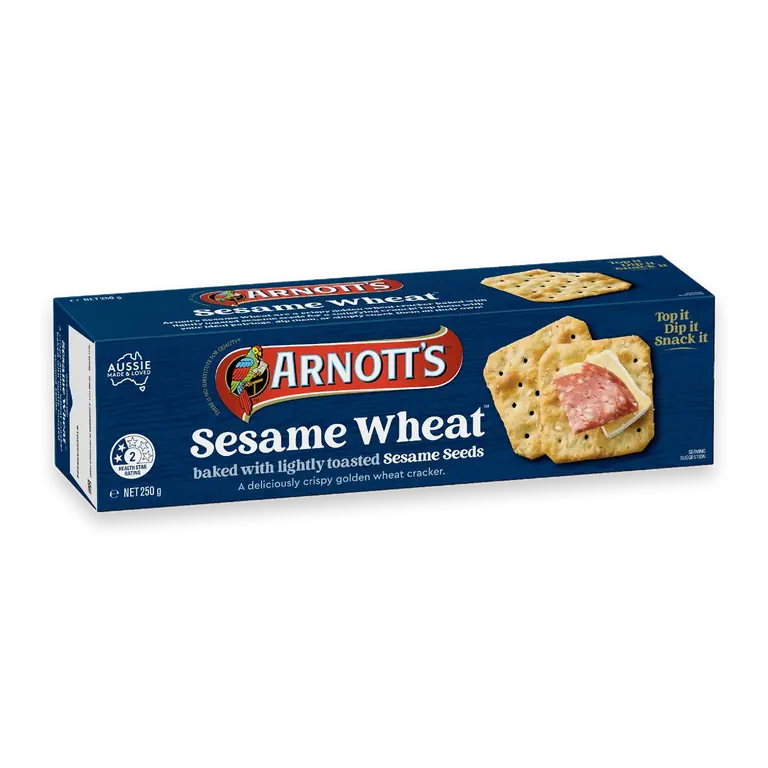 Sesame Wheat Crackers