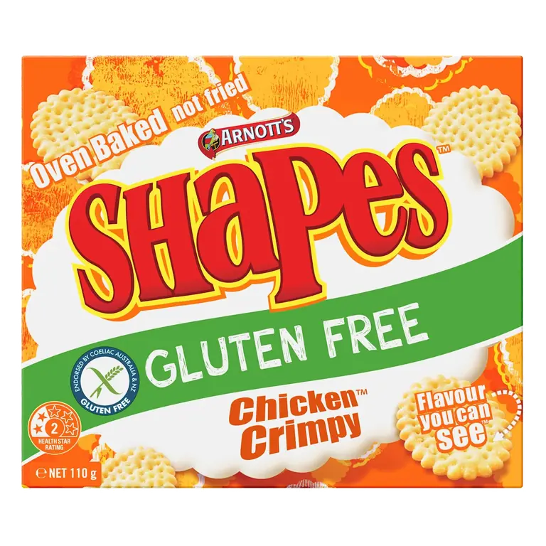 Shapes Biscuits Gluten Free Chicken Crimpy