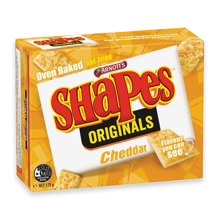 Shapes Cheddar Cracker Biscuits
