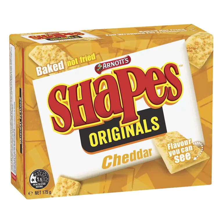 Shapes Cheddar
