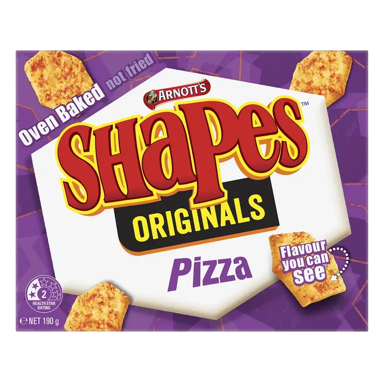 Shapes Originals Cracker Biscuits Pizza