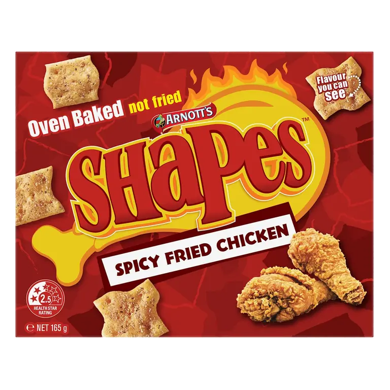 Shapes Snacks Spicy Fried Chicken