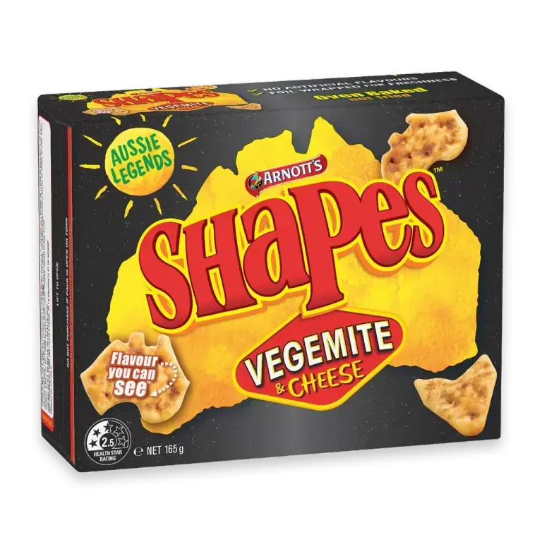 Shapes Vegemite & Cheese Cracker Biscuits