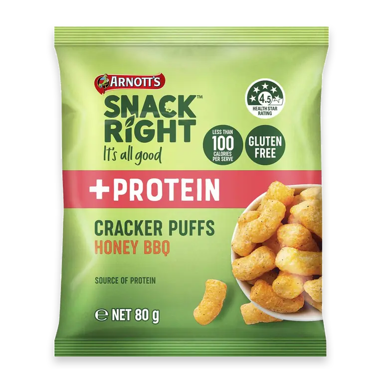 Snack Right Cracker Puffs Honey BBQ