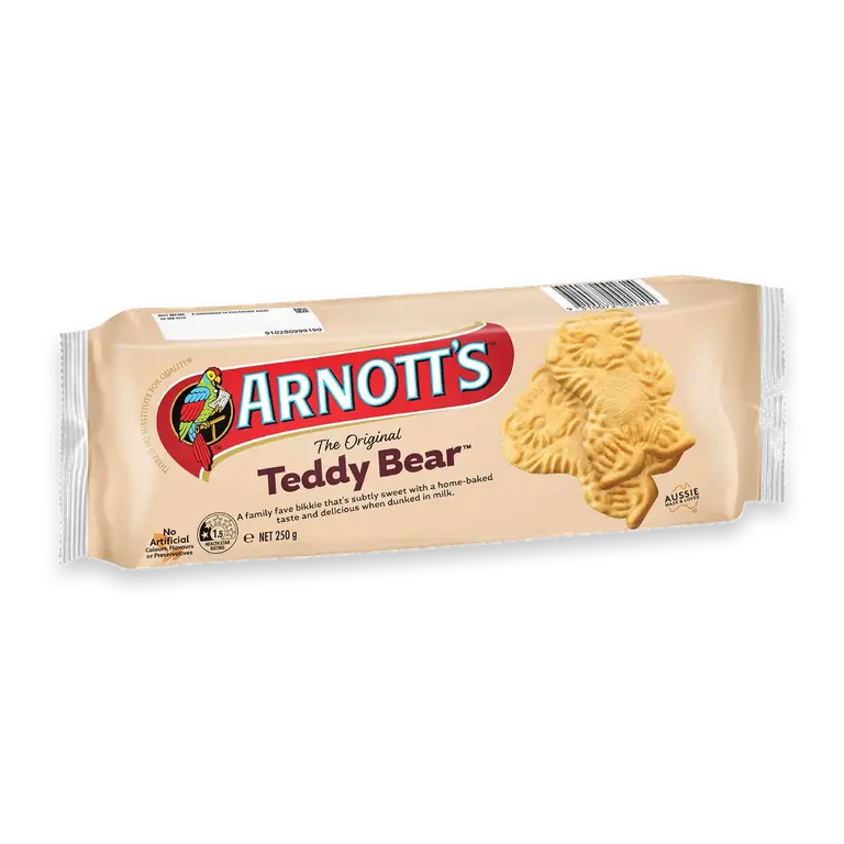 Teddy Bear Plain Biscuits