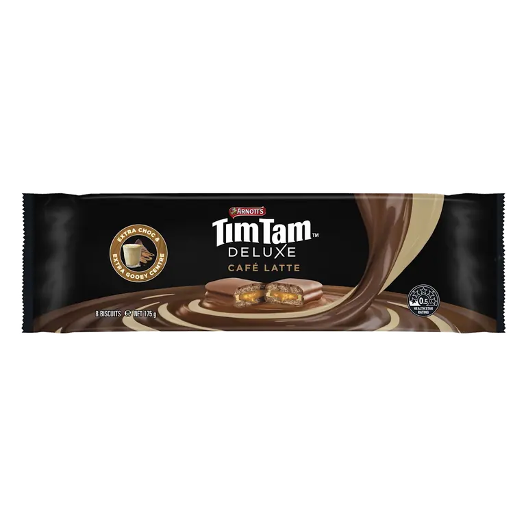 Tim Tam Biscuits Deluxe Cafe Latte