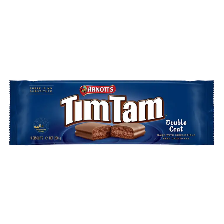 Tim Tam Chocolate Biscuits Double Coat