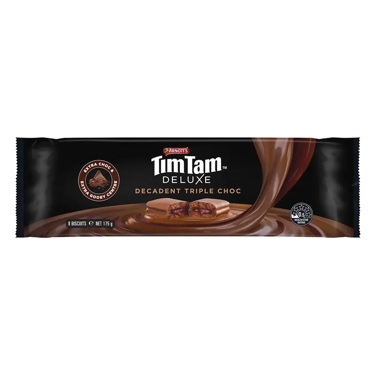 Tim Tam Deluxe Biscuits Decadent Triple