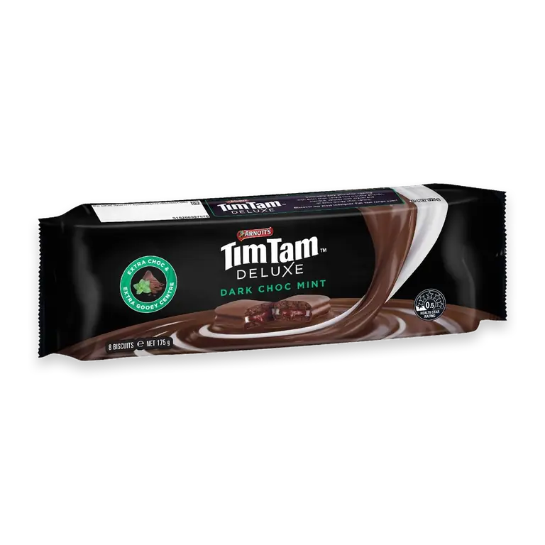 Tim Tam Deluxe Dark Choc Mint Chocolate Biscuits