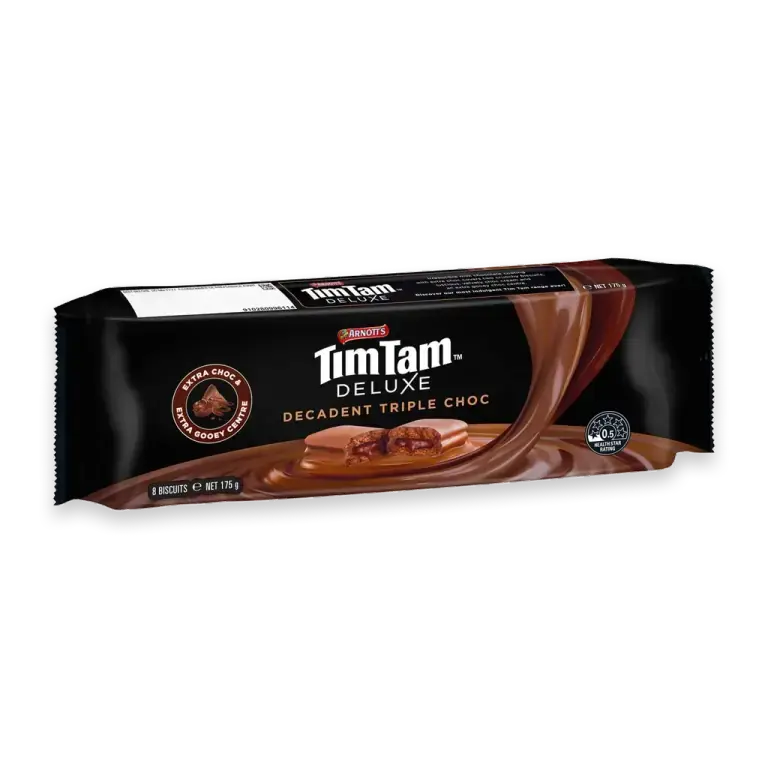 Tim Tam Deluxe Decadent Triple Choc Biscuits