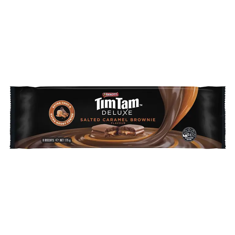 Tim Tam Deluxe Salted Caramel Brownie