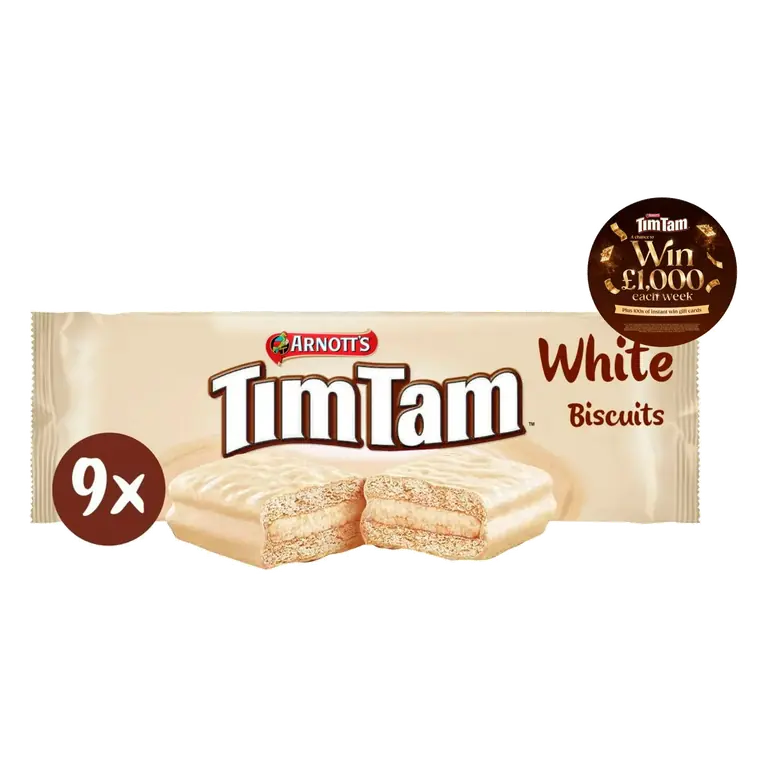 Tim Tam White Biscuits 165g