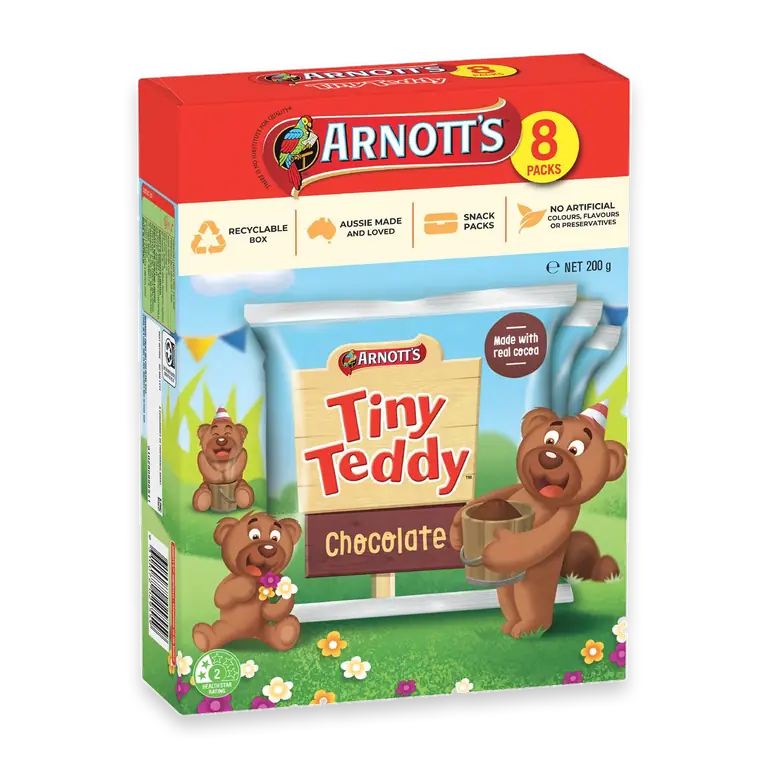Tiny Teddy Chocolate Biscuits
