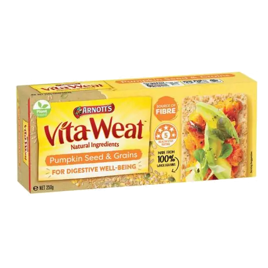 Vita-weat Pumpkin Seed & Mixed Grain Crispbread Crackers