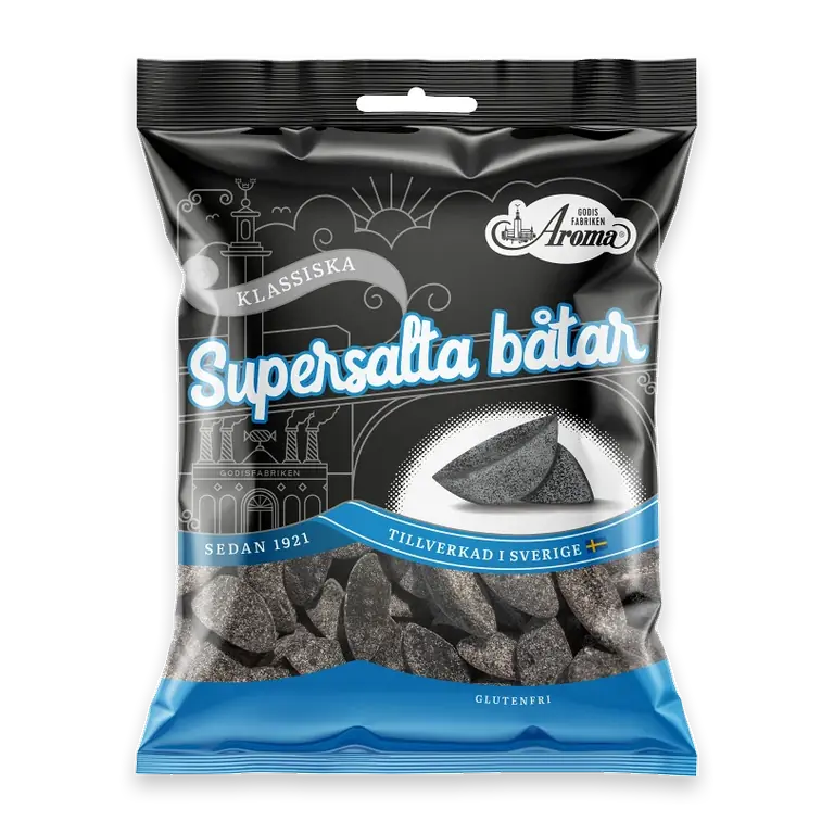 Godispåse Supersalta Båtar 115g