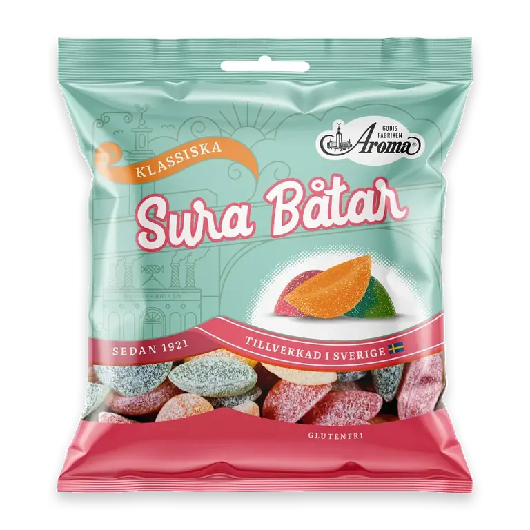 Godispåse Sura Båtar 115g