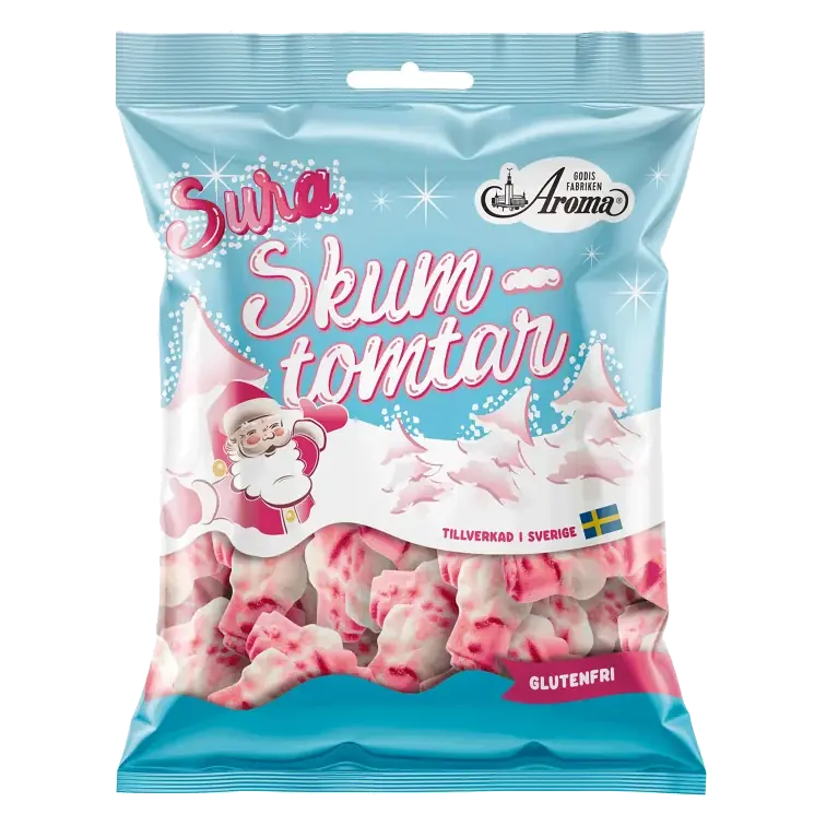 Godispåse Sura skumtomtar 80g