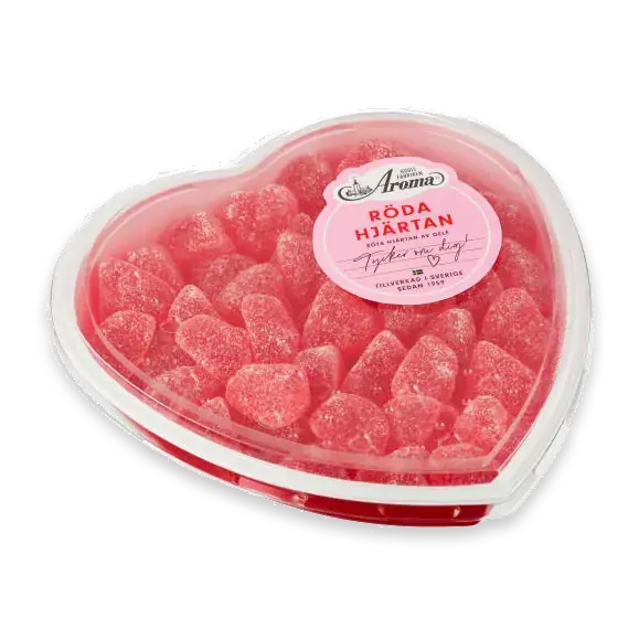 Röda Hjärtan Gelé