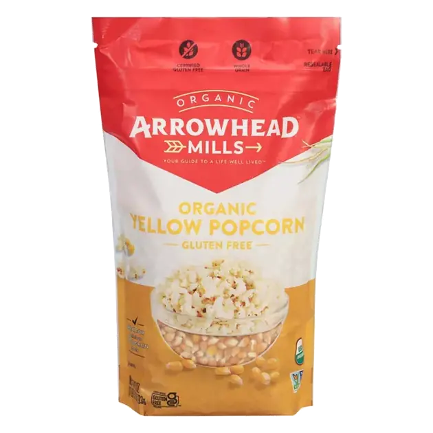 Yellow Popcorn, Organic, Gluten Free