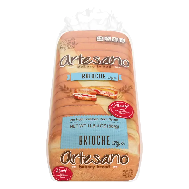 Bakery Brioche Thick Bread Sliced