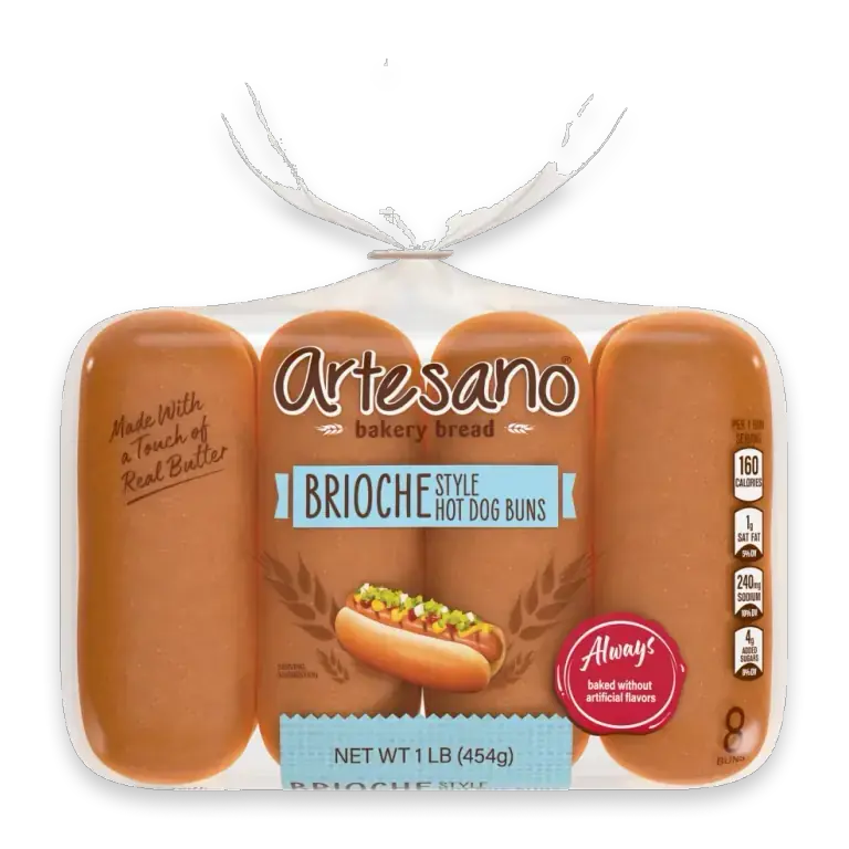 Brioche Hot Dog Buns