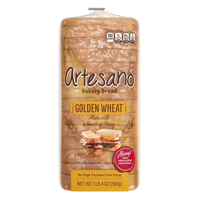 Golden Wheat Bread Sliced