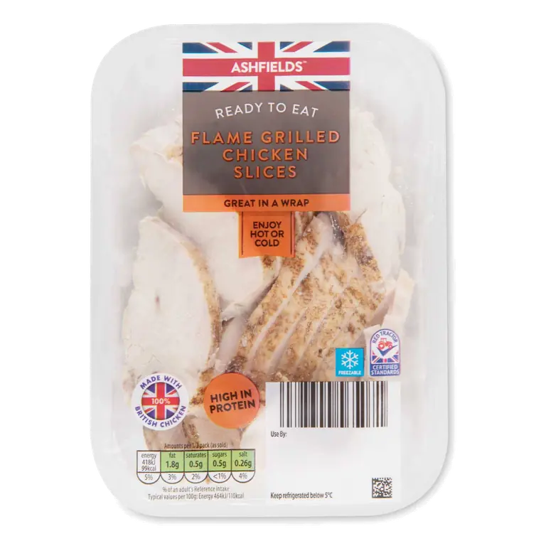 Flame Grilled Chicken Slices
